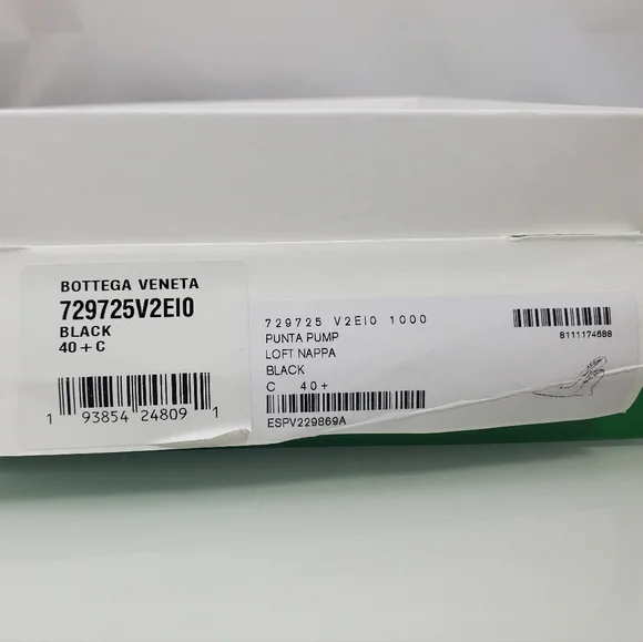 NWT$2,300 Bottega Veneta Punta Slingback Leather Wedge Pumps Sz 40.5 (10.5) - Picture 14 of 16